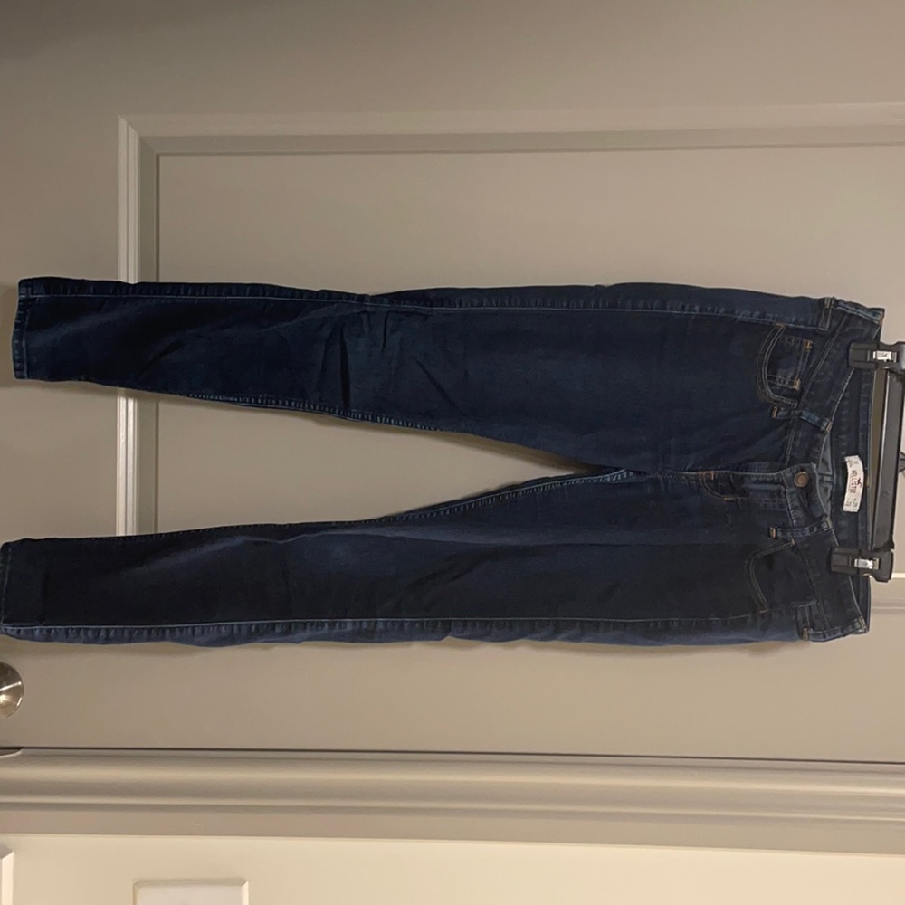 Hollister dark blue jeans in size 25